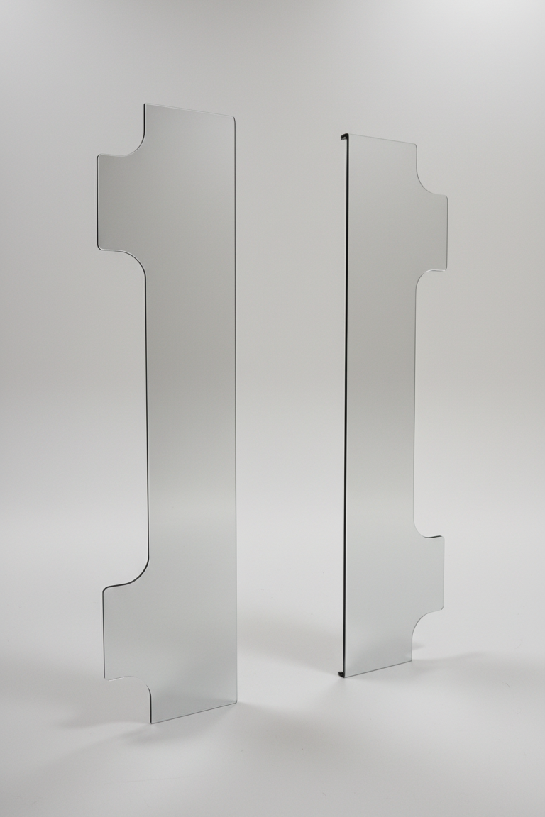 งานตัดเลเซอร์ และ พับ วัสดุกระจก